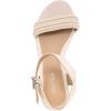 imageNautica Womens Platform Wedge Sandals Fashion Ankle Strap Lightweight Cushioned Casual Beach Sandal  Lightweight ampamp ComfortableCream