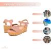 imageNautica Womens Platform Wedge Sandals Fashion Ankle Strap Lightweight Cushioned Casual Beach Sandal  Lightweight ampamp ComfortableMauve