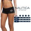 imageNautica Womens Cotton Boyshort Underwear Set 5PackBlackMd Heather GreyBlue ClayBlackNt Blue Dot