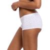 imageNautica Womens Cotton Boyshort Underwear Set 5PackBlackMd Heather GreyBlue ClayBlackNt Blue Dot