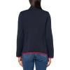 imageNautica Womens Mockneck Zip Up Fleece JacketNight Sky
