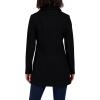 imageNautica Womens Peacoat Wool Blend Double Breasted Winter CoatBlack