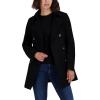 imageNautica Womens Peacoat Wool Blend Double Breasted Winter CoatBlack