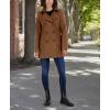imageNautica Womens Peacoat Wool Blend Double Breasted Winter CoatCamel