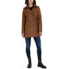 imageNautica Womens Peacoat Wool Blend Double Breasted Winter CoatCamel