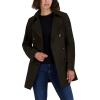 imageNautica Womens Peacoat Wool Blend Double Breasted Winter CoatMilitary Green