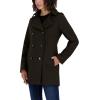 imageNautica Womens Peacoat Wool Blend Double Breasted Winter CoatMilitary Green