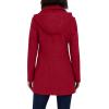 imageNautica Womens Peacoat Wool Blend Double Breasted Winter CoatNautica Red