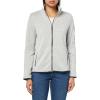 imageNautica Womens Mockneck Zip Up Fleece JacketStorm Heather Grey