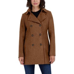 imageNautica Womens Peacoat Wool Blend Double Breasted Winter CoatCamel