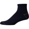 imageNautica Mens Stretch Comfort Cushioned Athletic Quarter Socks With Moisture Control 12 PackBrownNavyBlack