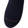 imageNautica Mens Stretch Comfort Cushioned Athletic Quarter Socks With Moisture Control 12 PackBrownNavyBlack