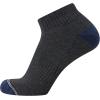 imageNautica Mens Stretch Comfort Cushioned Athletic Quarter Socks With Moisture Control 12 PackGreyNavy