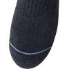imageNautica Mens Stretch Comfort Cushioned Athletic Quarter Socks With Moisture Control 12 PackNavyBlueGray