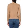 imageNautica Womens Long Sleeve Anchor Crewneck SweaterCamel