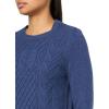 imageNautica Womens Long Sleeve Anchor Crewneck SweaterDenim Heather
