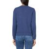 imageNautica Womens Long Sleeve Anchor Crewneck SweaterDenim Heather