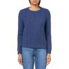 imageNautica Womens Long Sleeve Anchor Crewneck SweaterDenim Heather
