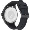imageNautica Mens NAPCWS303 Clearwater Beach Black Silicone Strap Watch