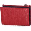 imageNautica High Tide Small Wallet for Women RFID Blocking Slim Credit Card Holder with Zipper Coin Pocket Bifold Compact Wallet with ID Window BlackRed Printed