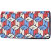 imageNautica Seaside Slim RFID Wallet Womens Credit Card Holder with Coin Purse Clutch Small Organizer with ID Window in Multi StripeAmericana