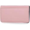 imageNautica Seaside Slim RFID Wallet Womens Credit Card Holder with Coin Purse Clutch Small Organizer with ID Window in Multi StripeBlush
