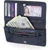 imageNautica Seaside Slim RFID Wallet Womens Credit Card Holder with Coin Purse Clutch Small Organizer with ID Window in Multi StripeChocolate