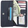 imageNautica Seaside Slim RFID Wallet Womens Credit Card Holder with Coin Purse Clutch Small Organizer with ID Window in Multi StripeIndigoRedWhite