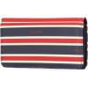 imageNautica Seaside Slim RFID Wallet Womens Credit Card Holder with Coin Purse Clutch Small Organizer with ID Window in Multi StripeIndigoRedWhite