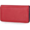 imageNautica Seaside Slim RFID Wallet Womens Credit Card Holder with Coin Purse Clutch Small Organizer with ID Window in Multi StripeRed