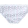 imageNautica Girls Brief Underwear  5 Pack Casual Stretch Logo Waistband MidWaist Briefs  Girls Cotton Underwear 412PrintLight Grey HeatherPowder PinkLight Blue