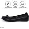 imageNautica Girls Dress Slip On Ballerina Flats  Mary Jane Ballet Fashion Shoes for Toddlers Little Kids and Big Kids  Lightweight ampamp ComfortableBlack Bow