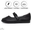 imageNautica Girls Dress Slip On Ballerina Flats  Mary Jane Ballet Fashion Shoes for Toddlers Little Kids and Big Kids  Lightweight ampamp ComfortableBlack Doane