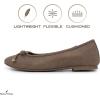imageNautica Girls Dress Slip On Ballerina Flats  Mary Jane Ballet Fashion Shoes for Toddlers Little Kids and Big Kids  Lightweight ampamp ComfortableBrown Alonna