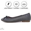 imageNautica Girls Dress Slip On Ballerina Flats  Mary Jane Ballet Fashion Shoes for Toddlers Little Kids and Big Kids  Lightweight ampamp ComfortableGrey Alonna