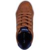 imageNautica Kids Boys LaceUp Fashion Sneakers LowTop Dress Shoes for Youth  Big KidLittle KidTan Adish