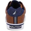 imageNautica Kids Boys LaceUp Fashion Sneakers LowTop Dress Shoes for Youth  Big KidLittle KidTan Adish