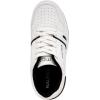 imageNautica Kids Boys LaceUp Fashion Sneakers LowTop Dress Shoes for Youth  Big KidLittle KidWhite Blackmilra Cira