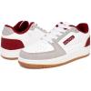 imageNautica Kids Boys LaceUp Fashion Sneakers LowTop Dress Shoes for Youth  Big KidLittle KidWhite Grey Burgundy