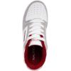 imageNautica Kids Boys LaceUp Fashion Sneakers LowTop Dress Shoes for Youth  Big KidLittle KidWhite Grey Burgundy