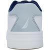 imageNautica Kids Boys LaceUp Fashion Sneakers LowTop Dress Shoes for Youth  Big KidLittle KidWhite Grey Logomanetta