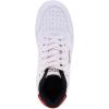 imageNautica Kids Boys LaceUp Fashion Sneakers LowTop Dress Shoes for Youth  Big KidLittle KidWhite Gum