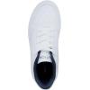 imageNautica Kids Boys LaceUp Fashion Sneakers LowTop Dress Shoes for Youth  Big KidLittle KidWhite Navy Pop Caraoni