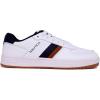imageNautica Kids Boys LaceUp Fashion Sneakers LowTop Dress Shoes for Youth  Big KidLittle KidWhite Navy Tan Noven