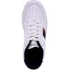 imageNautica Kids Boys LaceUp Fashion Sneakers LowTop Dress Shoes for Youth  Big KidLittle KidWhite Navy Tan Noven