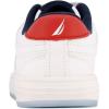imageNautica Kids Boys LaceUp Fashion Sneakers LowTop Dress Shoes for Youth  Big KidLittle KidWhite Red Lake Edge