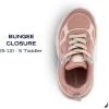 imageNautica Kids Boys ampamp Girls Athletic Sneakers  Chunky Cushion Heel Running ampamp Hiking Shoes LaceUpBungee SlipOn Big KidLittle KidToddlerPink Bone Grey