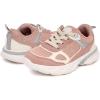 imageNautica Kids Boys ampamp Girls Athletic Sneakers  Chunky Cushion Heel Running ampamp Hiking Shoes LaceUpBungee SlipOn Big KidLittle KidToddlerPink Bone Grey