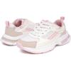 imageNautica Kids Boys ampamp Girls Athletic Sneakers  Chunky Cushion Heel Running ampamp Hiking Shoes LaceUpBungee SlipOn Big KidLittle KidToddlerWhite Iridescent Pink Grey