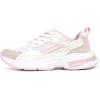 imageNautica Kids Boys ampamp Girls Athletic Sneakers  Chunky Cushion Heel Running ampamp Hiking Shoes LaceUpBungee SlipOn Big KidLittle KidToddlerWhite Iridescent Pink Grey